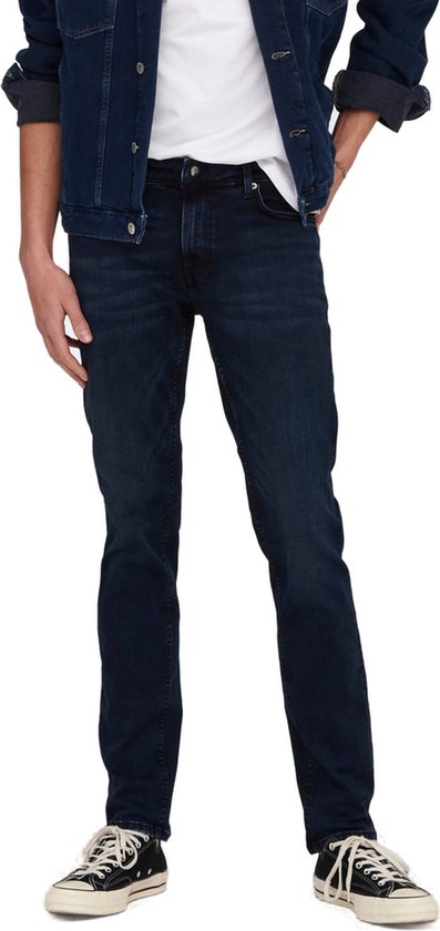 Only & Sons Heren Jeans Broeken ONSLOOM SLIM 4976 slim Fit Blauw 36W / 32L Volwassenen