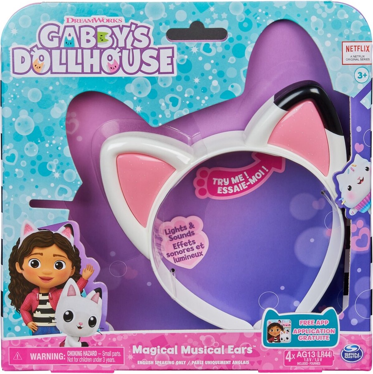 Gabby's Poppenhuis - Kattenoren haarband - Met lichtjes, muziek en geluiden - Gabbys Poppenhuis - Gabby's Dollhouse — afbeelding 5