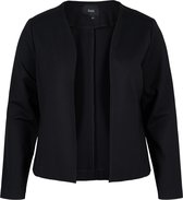 ZIZZI JMADDIE L/S SHORT BLAZER Dames Blazer - Black - Maat 46