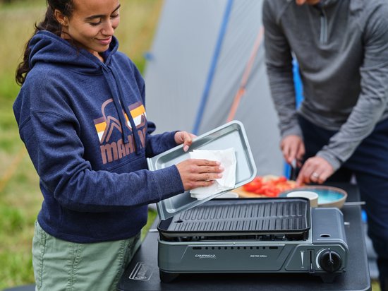 Campingaz Bistro Grill 3 camping grill (gas) - snel voorverwarmd - elektronische ontsteking van Campingaz — afbeelding 4
