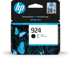 HP 924 - Inktcartridge - Zwart