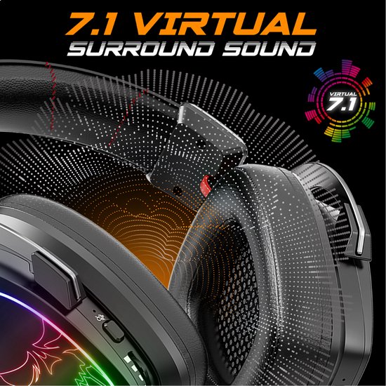 Support de casque SPIRIT OF GAMER STD5 SENTINEL 7.1 RGB - Gris