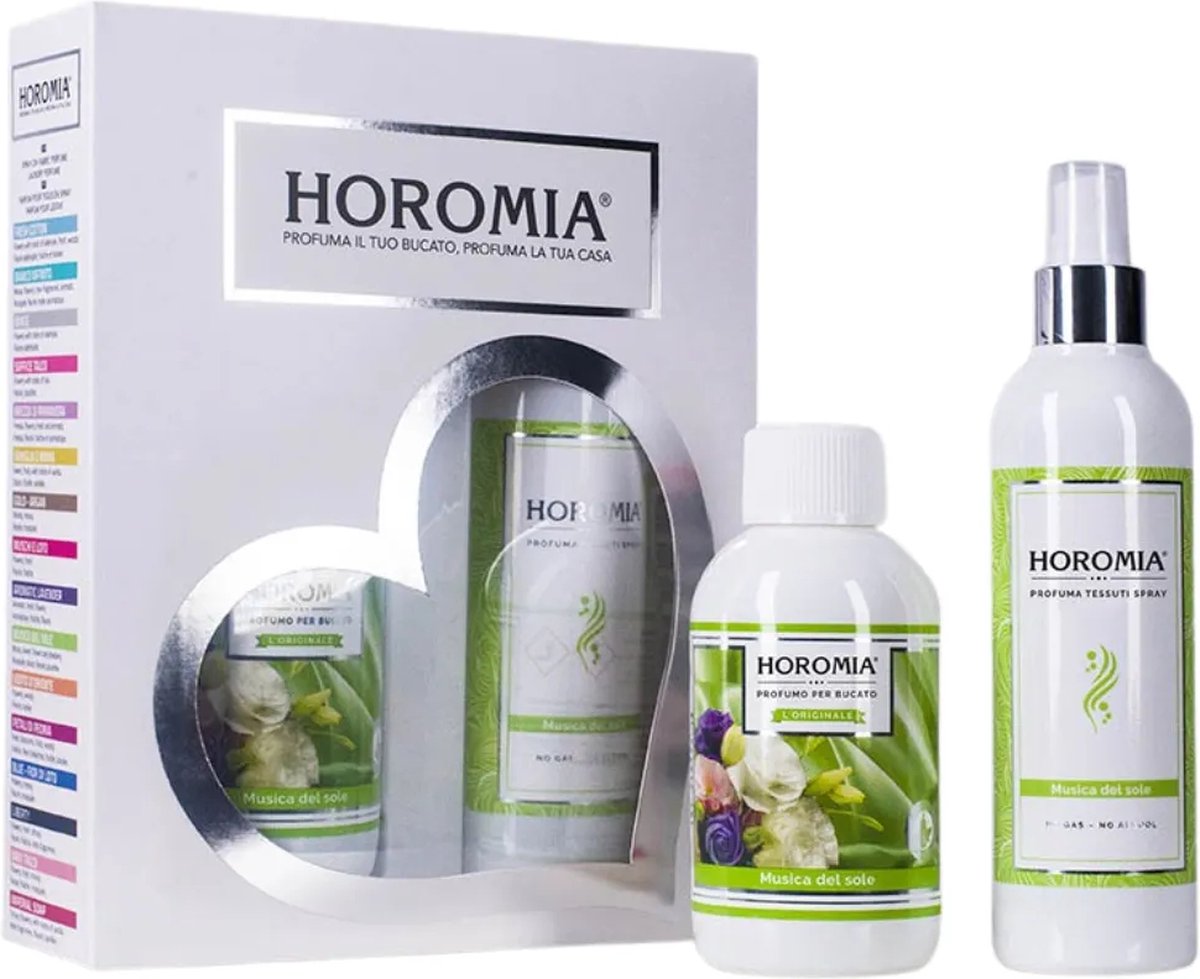 Goedkoopste Horomia Geschenkset Musica-del-Sole - Wasparfum en textielspray