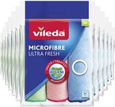 12x Vileda Chiffon Microfibre Ultra Fresh 3 pièces