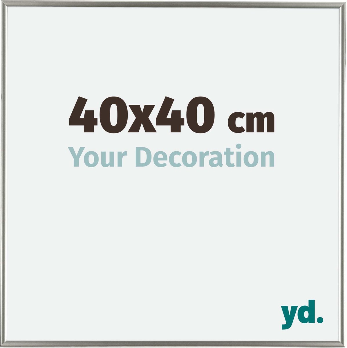 yd. Your Decoration - Fotolijst 40x40 cm - Kunststof - Champagne - Evry