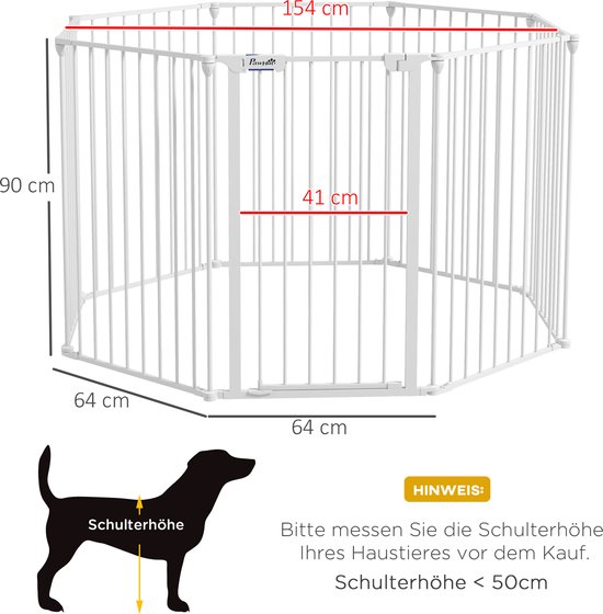Puppyren - Opvouwbaar - Met deur - Blauw