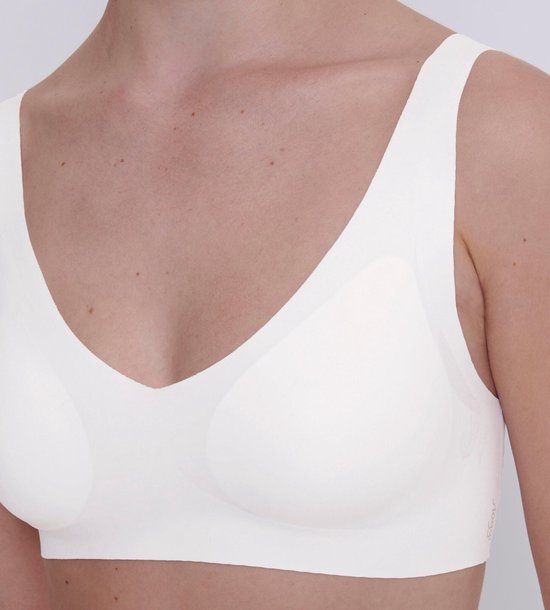 Sloggi Zero Feel Bralette rembourrée 2.0 - Soutien-gorge sans couture - XXL - Crème
