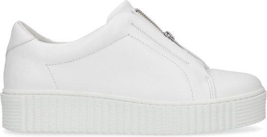 Sacha - Dames - Witte lage sneakers - Maat 39 | bol.com