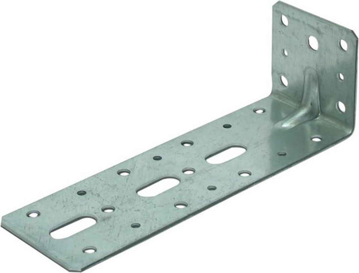 GB Hoekanker met ril sendzimir verzinkt 60 x 180mm 072385