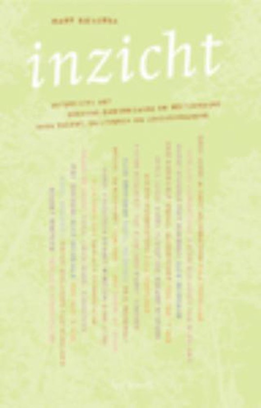 Cover van het boek 'Inzicht' van M. Rienstra