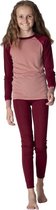 Sway Thermoset Meisjes - Roze/Donkerrood - Maat 134/140 (8 jaar)