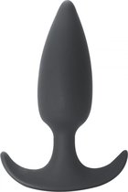 Lola Toys - SpiceItUp! - Delight - Ronde buttplug met bewegend balletje en handgreep - Anaalplug - 8,5cm x 2,8cm - Donker Grijs