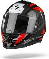 Scorpion Exo-R1 Air Halley Black Metal Red  Integraalhelm - Motorhelm - Maat L