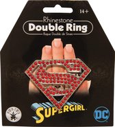 RUBIES USA - Dubbele Supergirl ring