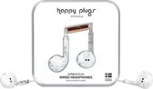 Happy Plugs Earbud Plus - In-ear oordopjes - Wit/Marble