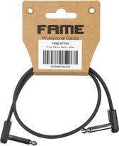Fame BFP/45 Patch Cable Flat 450mm (Black) - Kabel