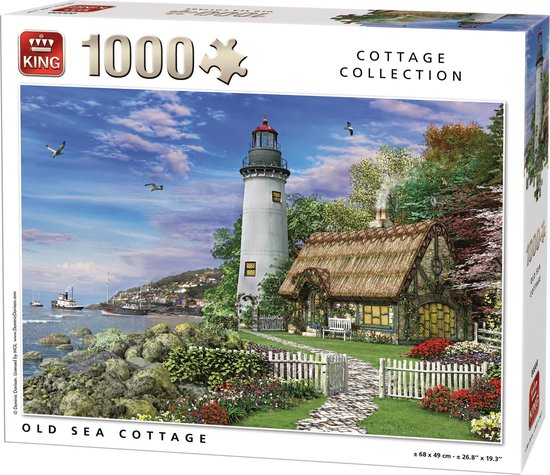 uitvoeren Memoriseren Omzet King Legpuzzel Old Sea Cottage 1000 Stukjes | bol.com