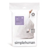 Simplehuman Waste Bag Code D - Recycleur 20 l - 20 pcs