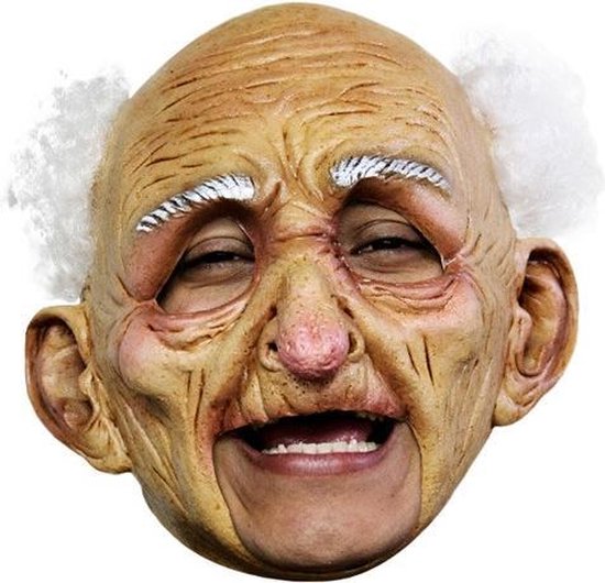 Graf slinger omzeilen Realistisch oude man masker voor volwassenen - Verkleedmasker | bol.com