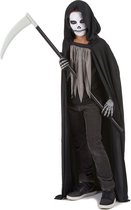 LUCIDA - Reaper Magere Hein outfit voor kinderen - M 122/128 (7-9 jaar)