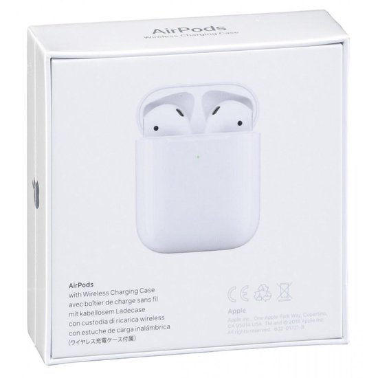 Vulkanisch staan Sterkte Apple AirPods 2 - met draadloos oplaadbare case | bol.com