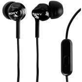 Sony MDR-EX110AP - In-ear oordopjes - Zwart
