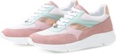 KUNOKA Ari ice cream - Sneakers Dames - maat 38 - Wit Roze Groen