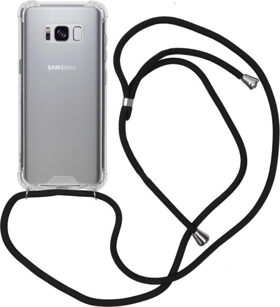 zout repetitie Harde ring iMoshion Backcover met koord Samsung Galaxy S8 hoesje - Zwart | bol.com