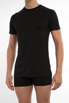 Claesen's Heren T-shirt Korte Mouw Zwart 2-Pack - S