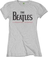 The Beatles Dames Tshirt -S- Candlestick Park Grijs