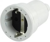 ABL Contrastekker RA PVC Wit 1679-0080