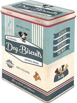 Boîte en fer blanc L - Biscuits pour chiens