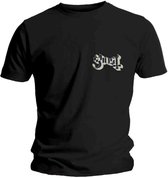 Ghost Heren Tshirt -S- Pocket Logo Zwart