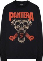 Pantera Longsleeve shirt -2XL- Mouth For War Zwart