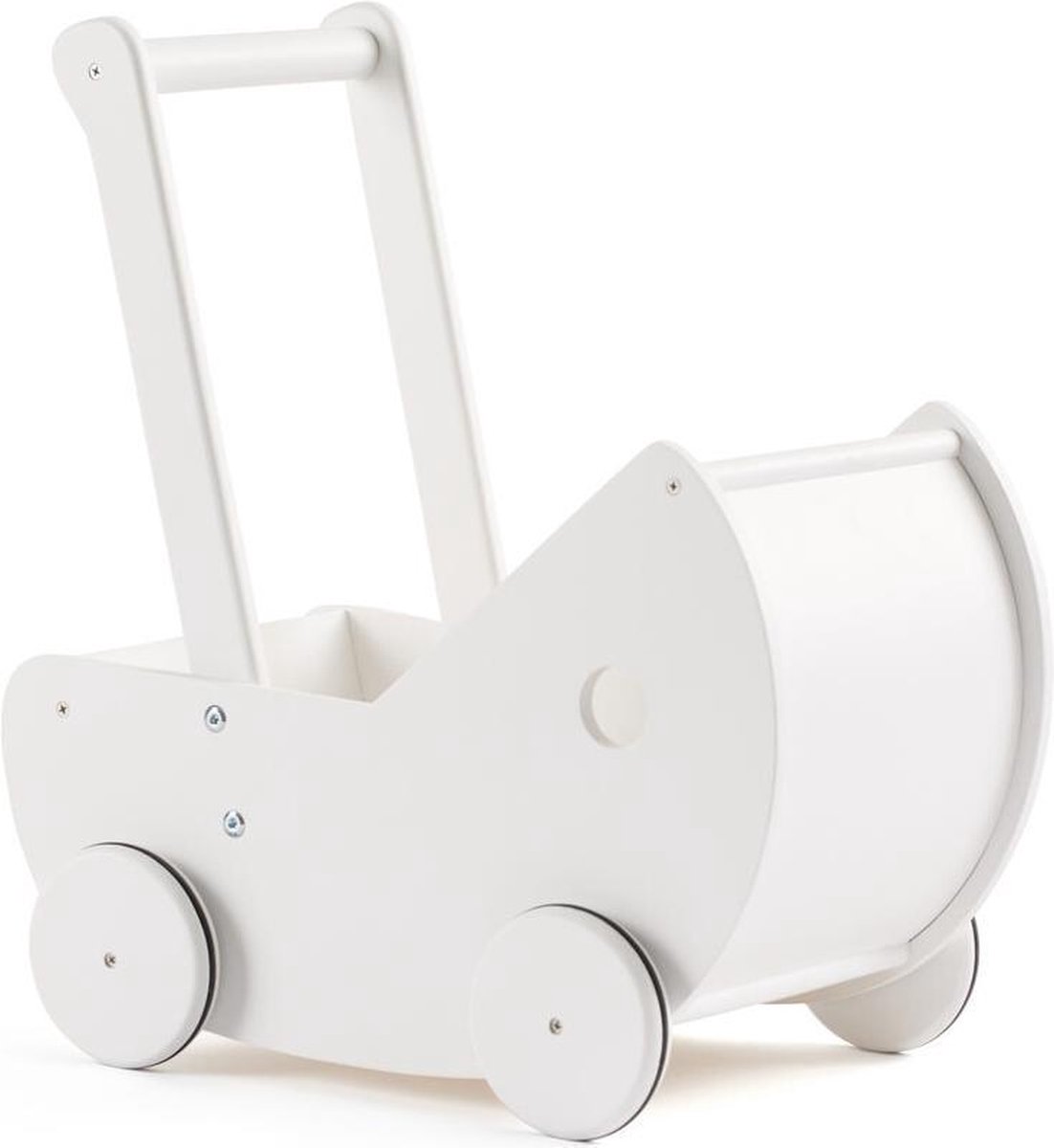 Poppenwagen met matrasje WIT | Kid's concept