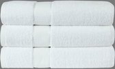 Badlaken Ruche 550g. p/m2 100% gekamde katoen Antraciet | 3 stuks | 70x140cm