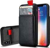 Leren case met pashouder geschikt voor Apple iPhone Xs Max