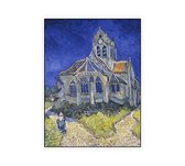 De kerk van Auvers sur Oise, Vincent van Gogh - Foto op Akoestisch paneel - 150 x 200 cm