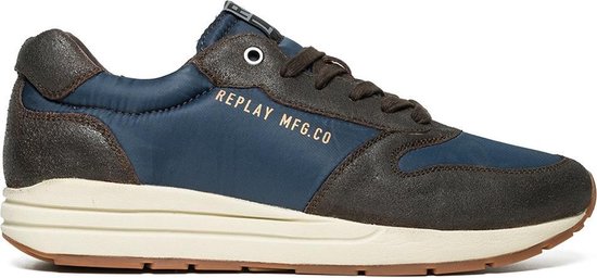 Replay - Heren Sneakers Breack - Bruin - Maat 40 | bol.com