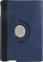 Apple iPad 6 (2018) Hoes - Mobigear - 360 Rotating Serie - Kunstlederen Bookcase - Donkerblauw - Hoes Geschikt Voor Apple iPad 6 (2018)