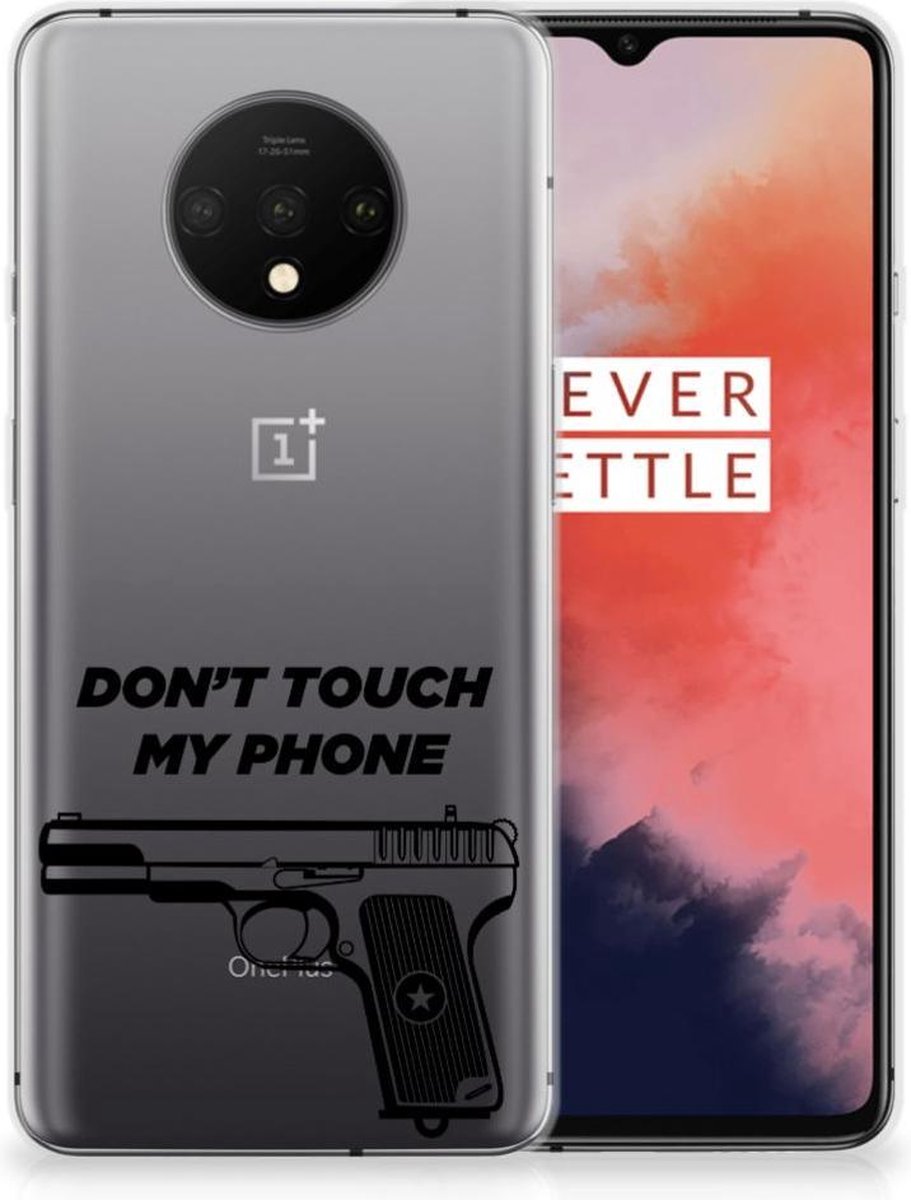 OnePlus 7T Silicone-hoesje Pistol DTMP