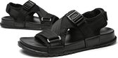 Mode Dikke onderkant Duurzame strandschoenen voor buiten Casual sandalen voor heren, schoenmaat: 42 (zwart)