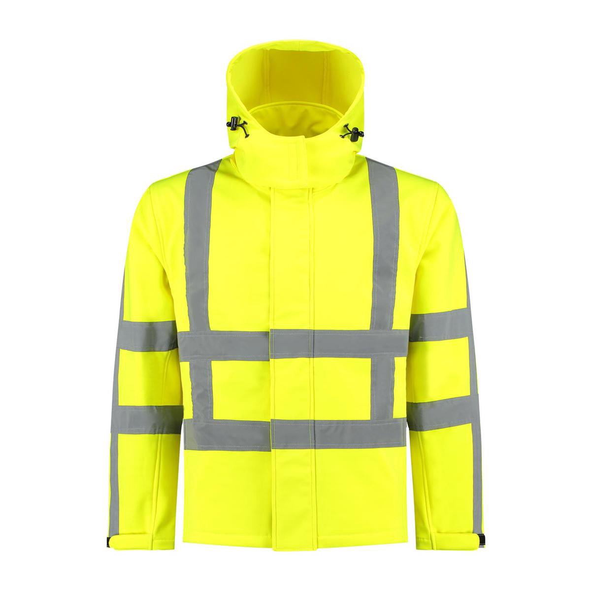 EM Traffic Softshell Jas RWS Geel - Maat XS