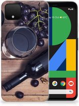 Google Pixel 4 XL Siliconen Case Wijn