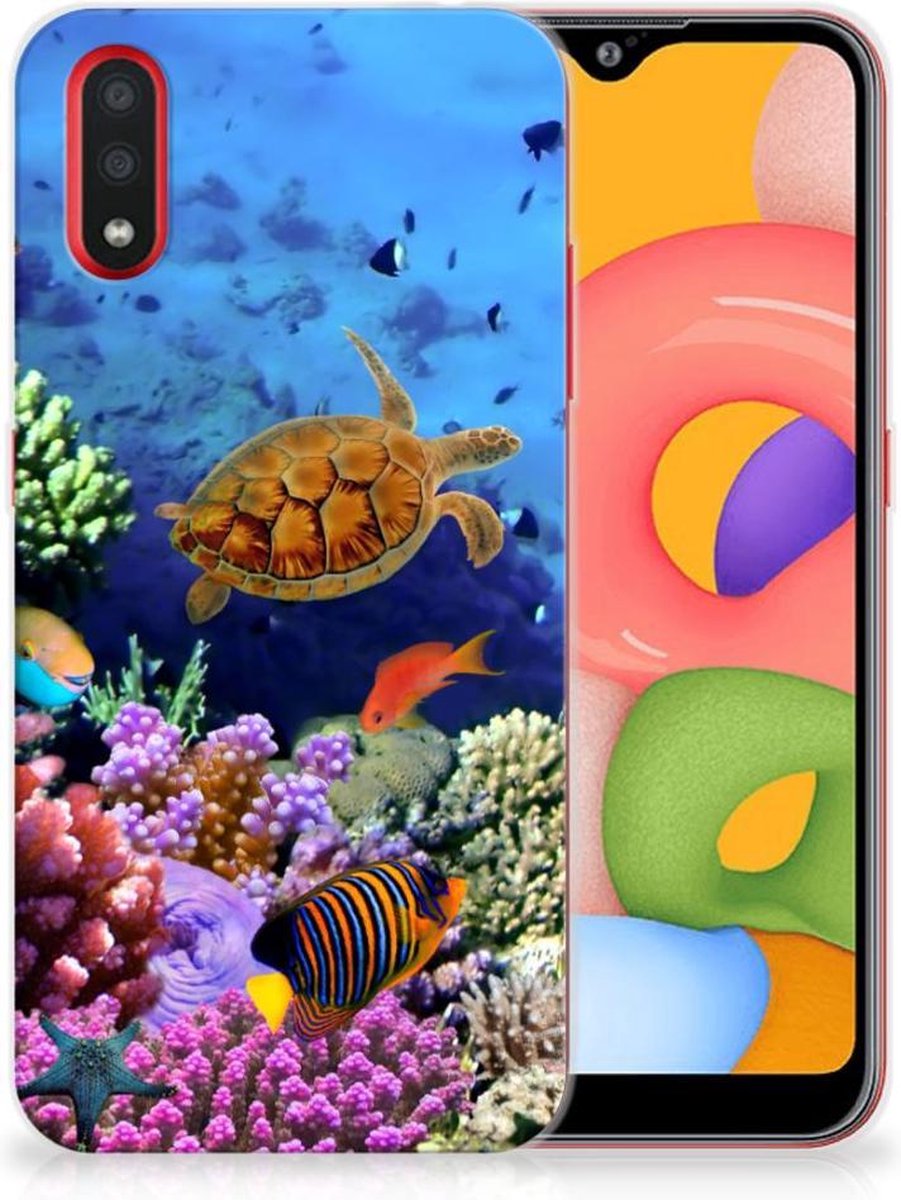 Samsung Galaxy A01 TPU Hoesje Vissen