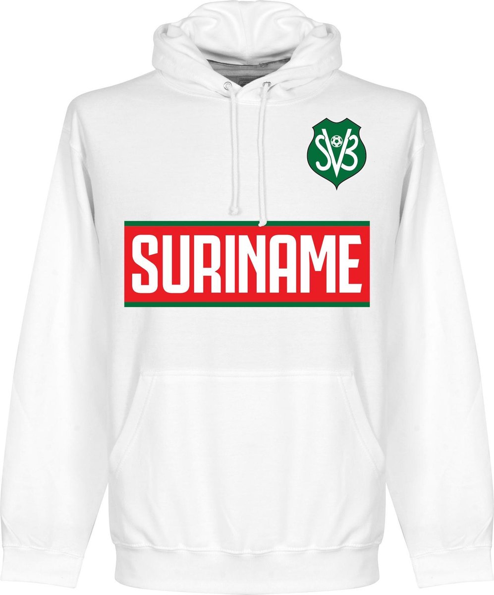 Suriname Team Hoodie - Wit - S