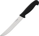 Couteau de bureau ondulé Hygiplas 12,5 cm noir