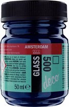Amsterdam Glass acrielverf Blauw Fles 50 ml