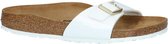 Birkenstock Madrid Dames Slippers - Wit - Maat 43
