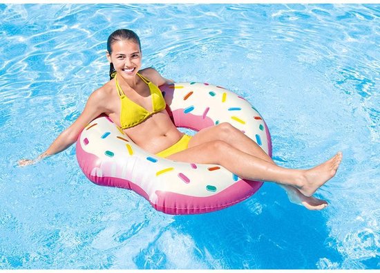 Intex Rainbow Donut Tube - Zwemband - Ø 94 cm - Intex